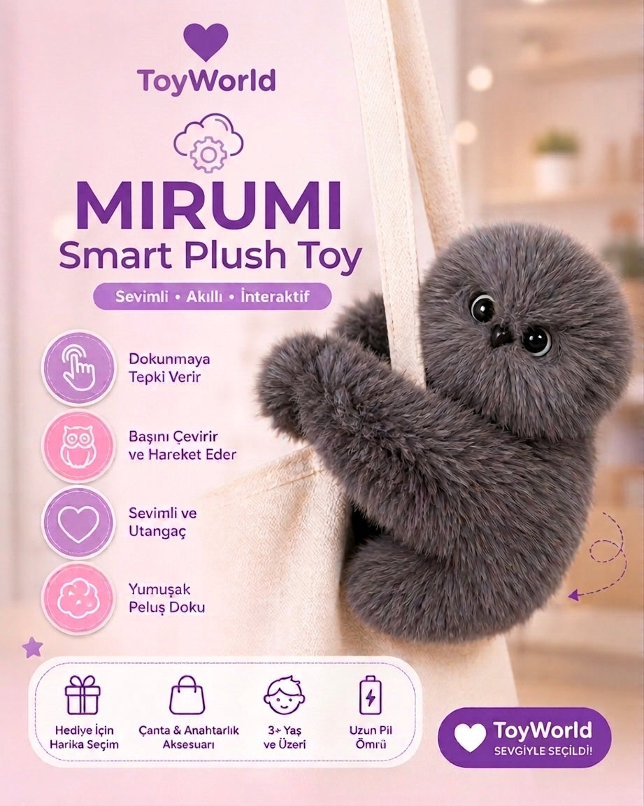 Mirumi Akıllı Peluş Robot Oyuncak