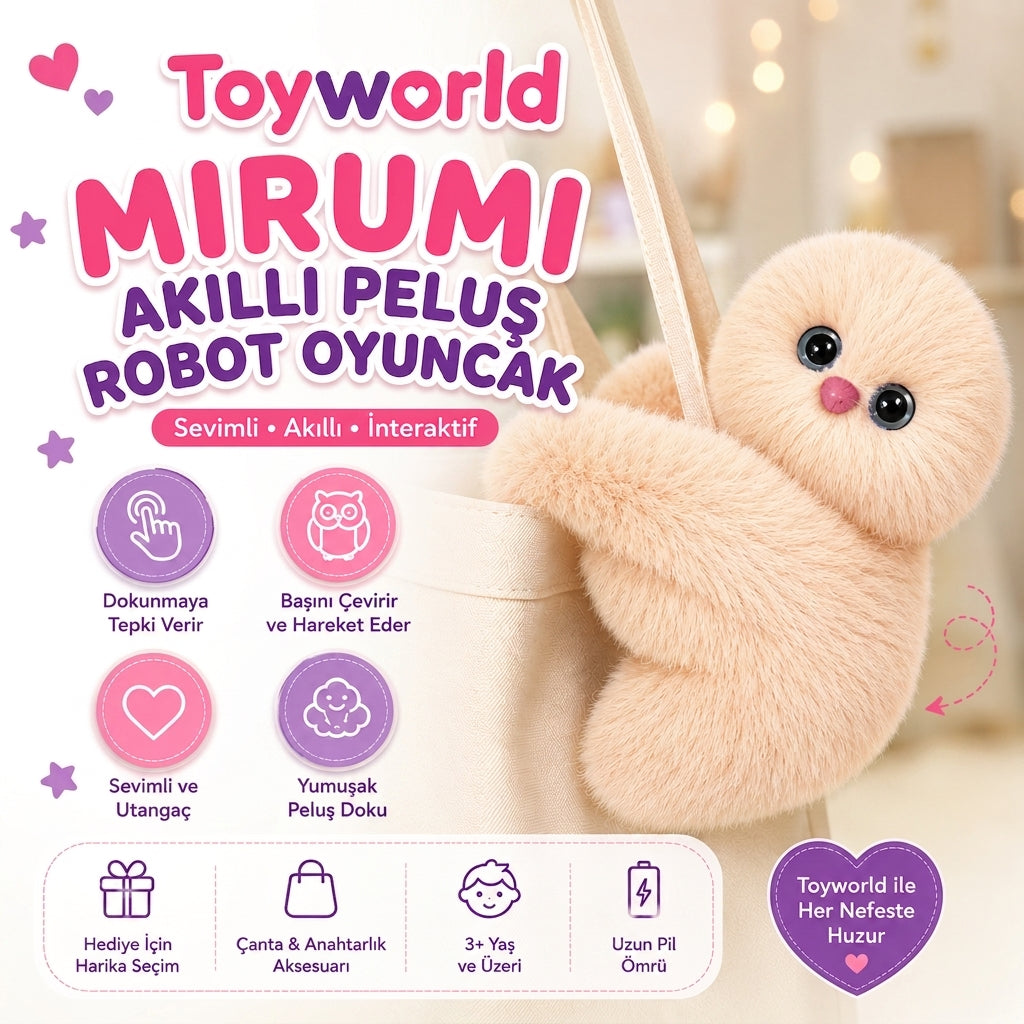 Mirumi Akıllı Peluş Robot Oyuncak